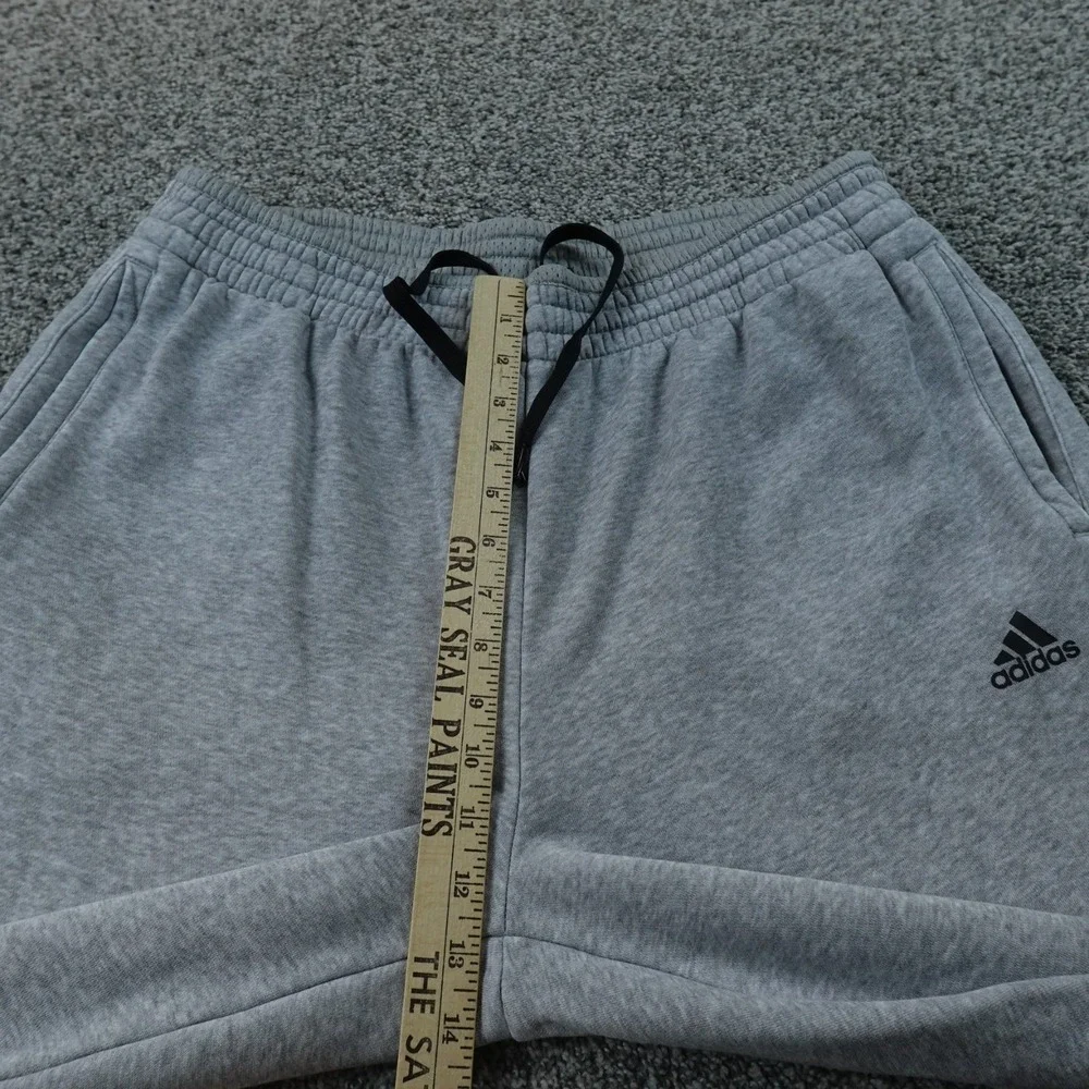 Adidas Sweatpants Mens XL Gray Jogger Athletic Drawstring‎ Pants Gym Workout Run